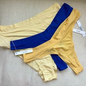 Brand new trio of Cuup undies - Two Thongs and one high waist brief - XL